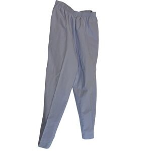 Alfred Dunner Women's Light Blue Elastic‎ Waist Pants Size 10